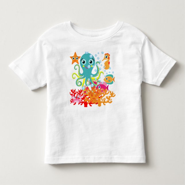 Welcome to the Ocean Toddler T-Shirt (Front)