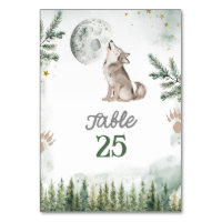 Welcome to The Pack Forest Wolf Table Number