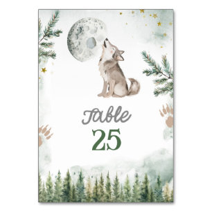 Welcome to The Pack Forest Wolf Table Number