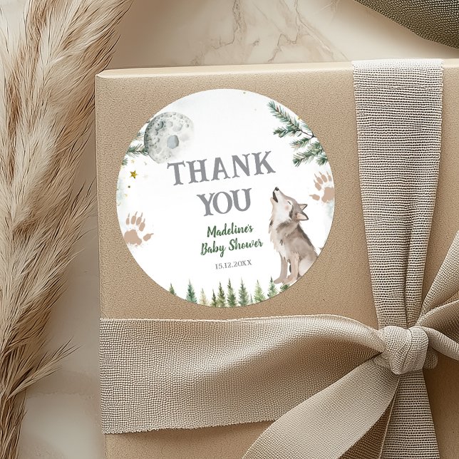 Welcome to The Pack Forest Wolf Thank You Stickers (Creator Uploaded)