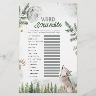Welcome to The Pack Forest Wolf Word Scramble Game