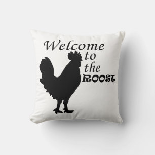 Welcome to the Roost Cushion