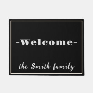 "Welcome to the Smith Family" Personalised Doormat
