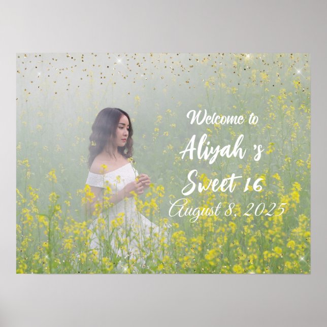 Welcome to the Sweet 16 Celebration Poster (Front)