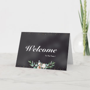 Welcome To The Team Background Card
