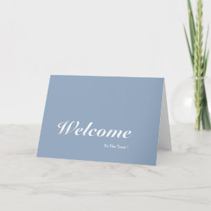 Welcome To The Team Card