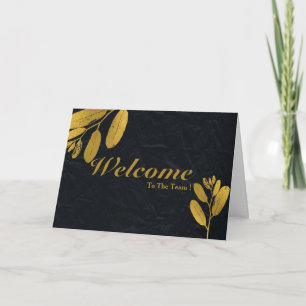 Welcome To The Team Card