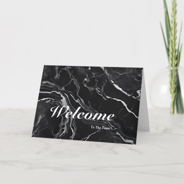 Welcome To The Team Card (Front)