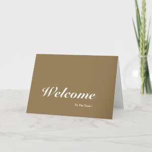 Welcome To The Team  Card