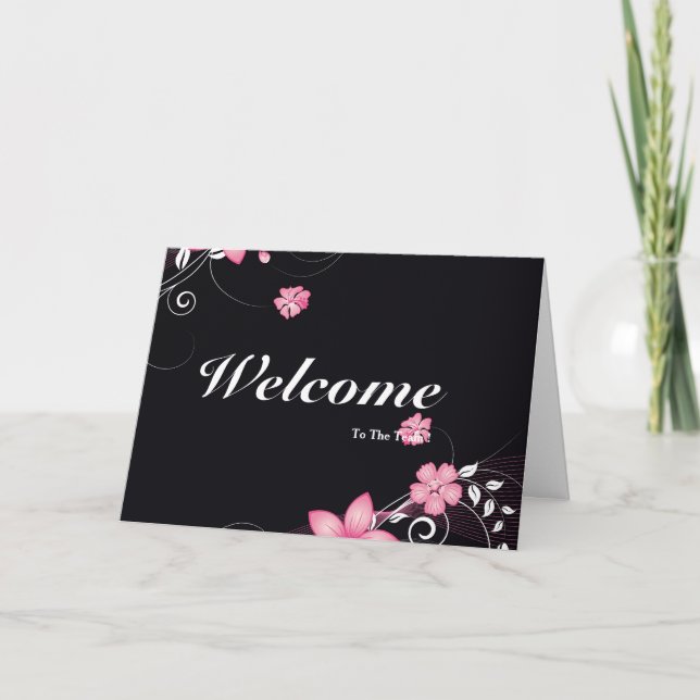 Welcome To The Team Card (Front)