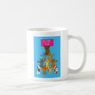 Welcome to the Team, Cute Dogs. Coffee Mug