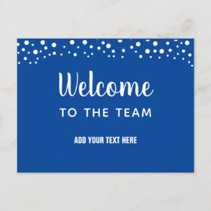 Welcome to the Team Postcard