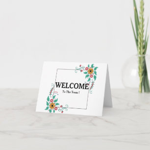 Welcome To The Team Postcard