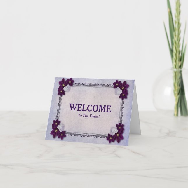 Welcome To The Team Postcard (Front)