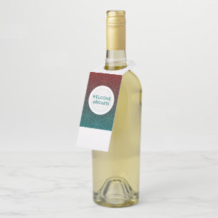 welcome to the team sacred geometry bottle tag