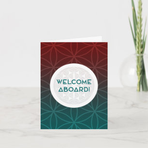 welcome to the team sacred geometry card