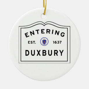 Welcome to the Town of Duxbury MA Ceramic Ornament
