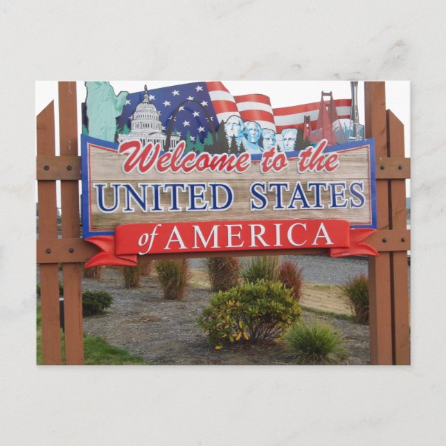 Welcome to the USA Postcard (Front)