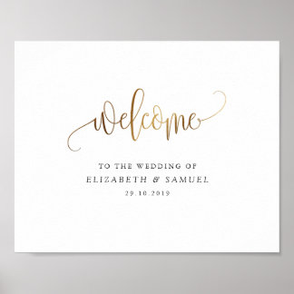 Welcome to the wedding sign