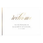 Welcome to the wedding sign