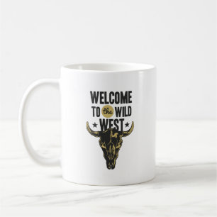 Welcome to the Wild West Western Cowgirl Coffee  Mug
