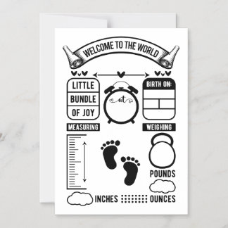 Welcome to the World Birth Announcement