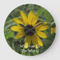 Welcome To The World Flower Photo Yellow Floral