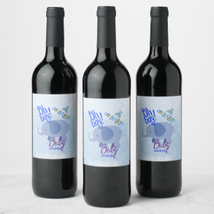 Welcome to the World, Little Guy! Wine Label