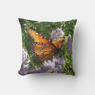 Welcome to the World Monarch Butterfly Photo Baby Cushion
