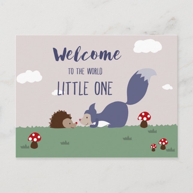 Welcome to the World Postcard (Front)