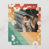 Welcome to the World | | Retro Boho Birth