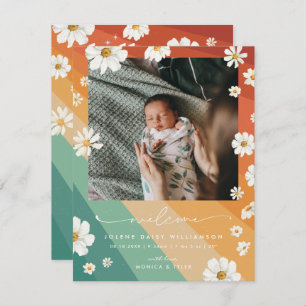 Welcome to the World     Retro Boho Birth