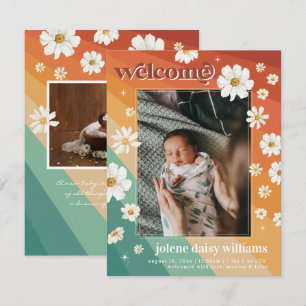 Welcome to the World Retro Boho Birth