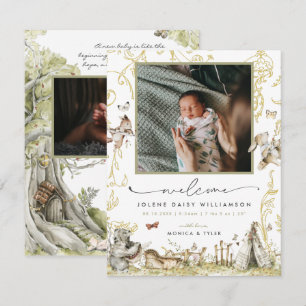 Welcome to the World Woodland Forest Birth