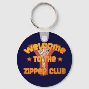 Welcome to the Zipper Club Key Ring