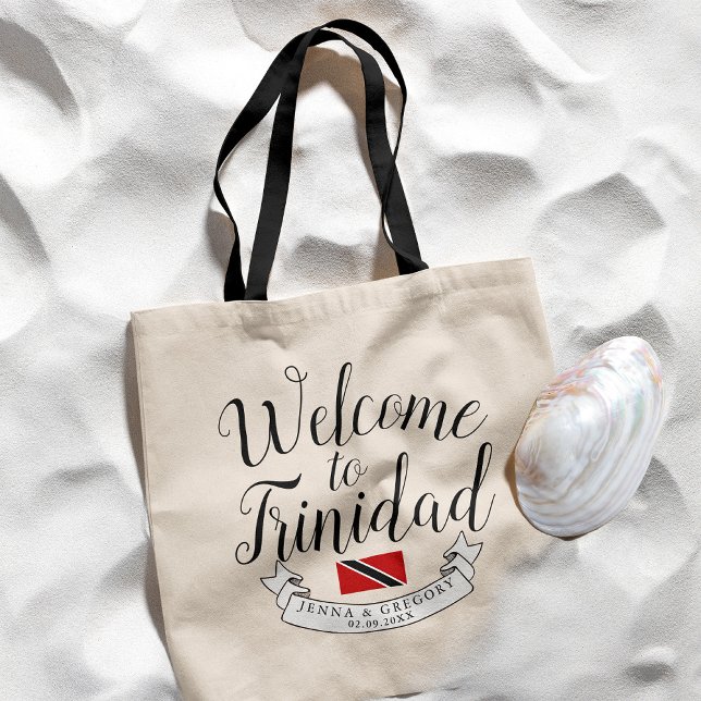 Welcome to Trinidad | Destination Wedding Favour Tote Bag (Creator Uploaded)
