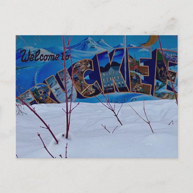 Welcome to Truckee! Postcard (Front)