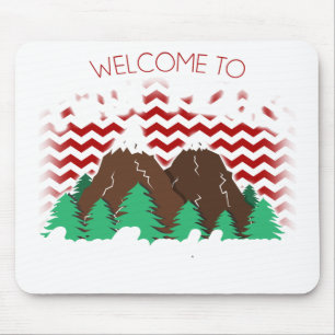 Welcome to twin peaks mouse pad