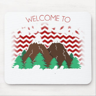 Welcome to twin peaks mouse pad