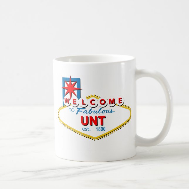 Welcome to UNT Coffee Mug (Right)