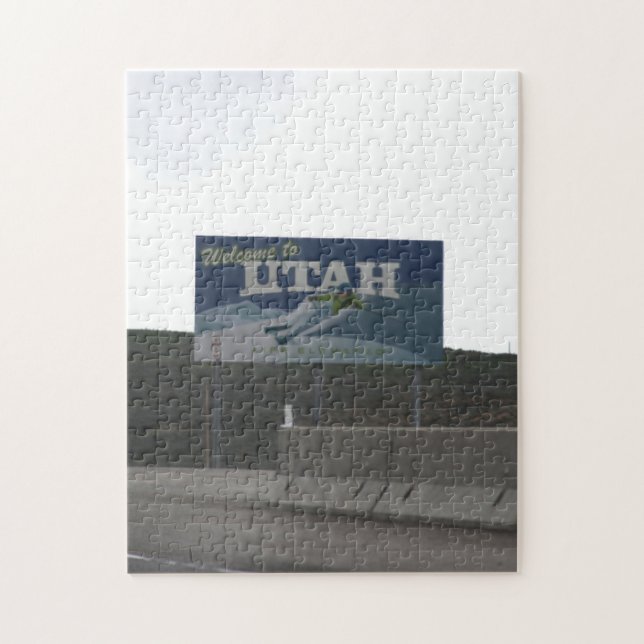 Welcome to Utah Jigsaw Puzzle (Vertical)