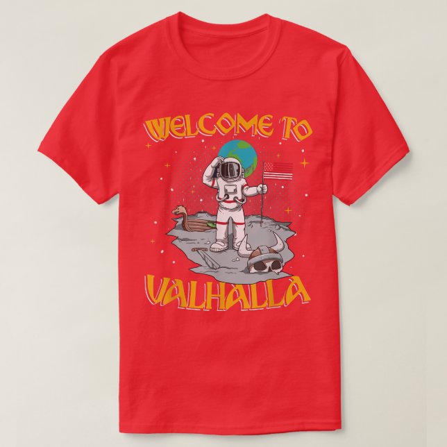 Welcome to Valhalla T-Shirt (Design Front)