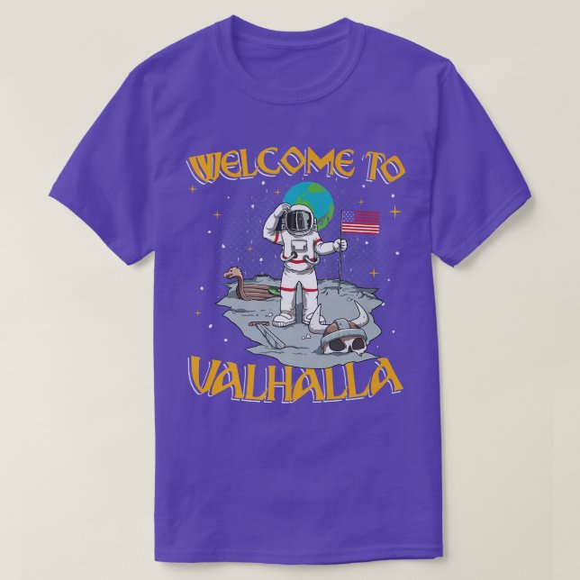 Welcome to Valhalla  T-Shirt (Design Front)