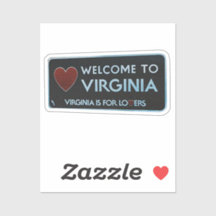 Welcome to Virginia Sticker