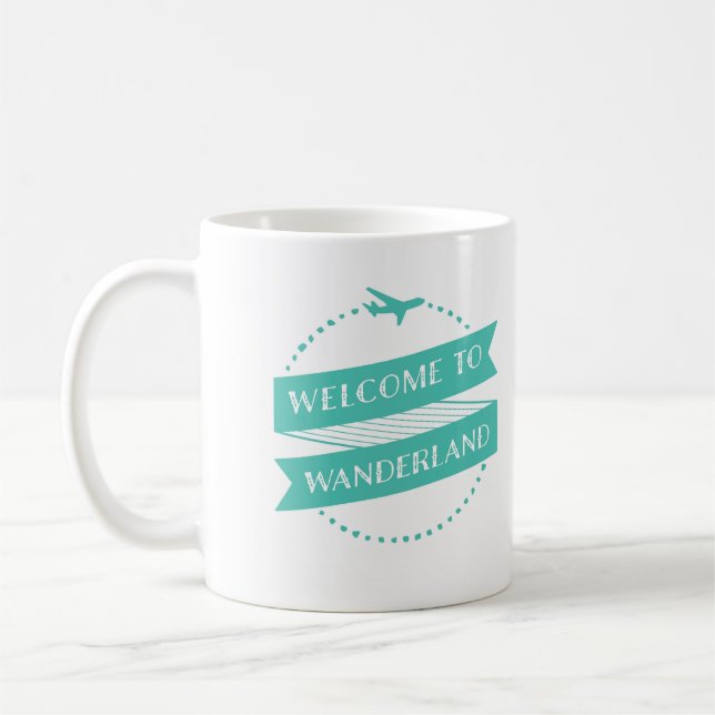 Welcome to Wanderland Mug (Left)