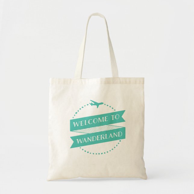 Welcome to Wanderland Tote Bag (Front)