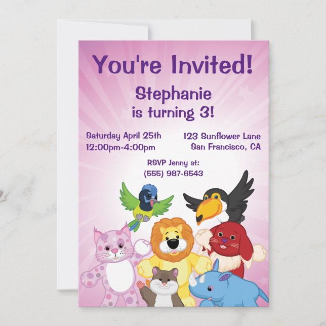 Welcome to Webkinz! Invitation (Front)