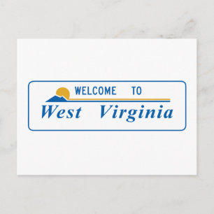 Welcome to West Virginia - USA Postcard