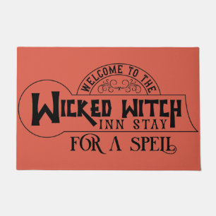 Welcome to wicked witch Inn stay Halloween Doormat