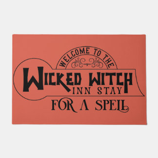 Welcome to wicked witch Inn stay Halloween  Doormat